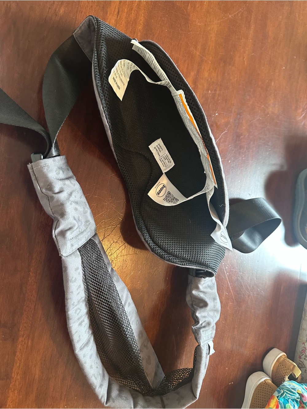 Boppy Gray toddler side carrier